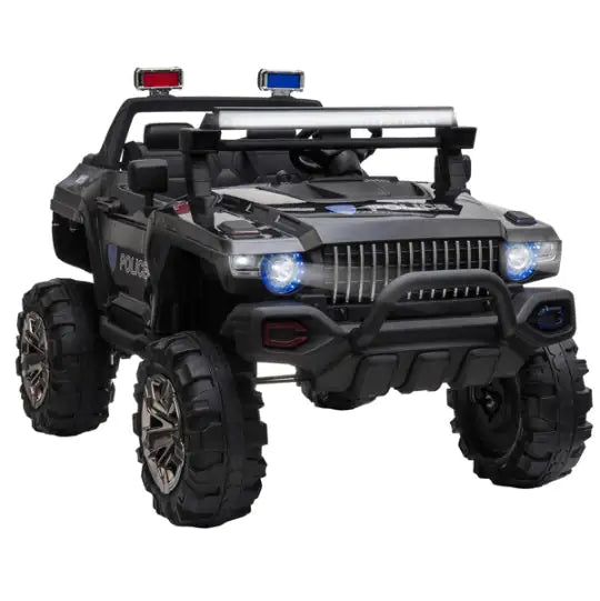 Dual-Seat Electric Police Truck
