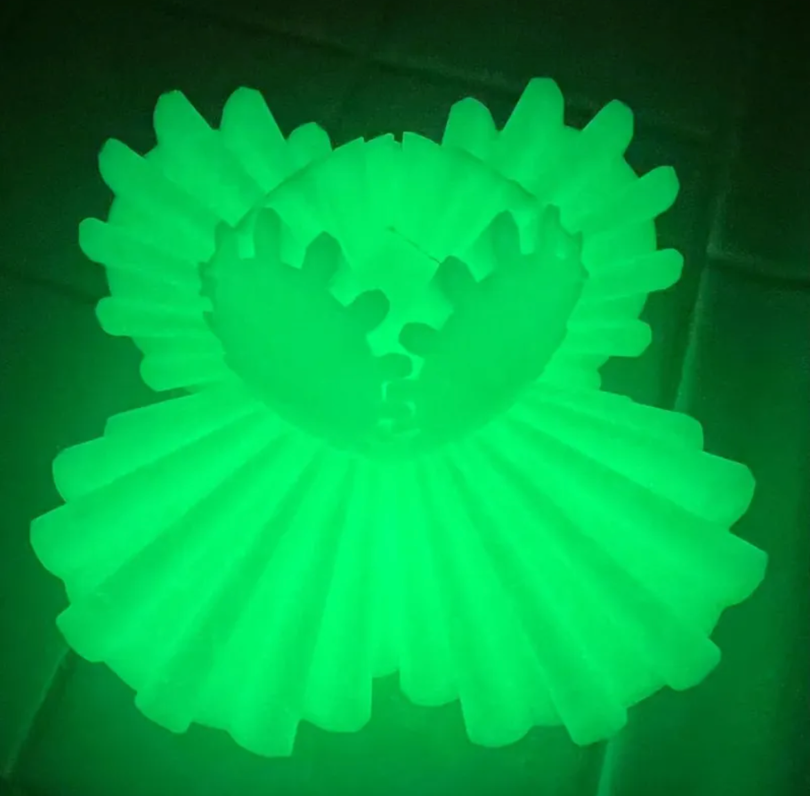 3D Rotating Gear Ball — Desk Fidget