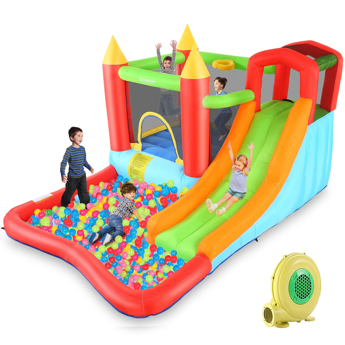 HYPOAI Inflatable Bounce House with Blower (US Delivery Only)