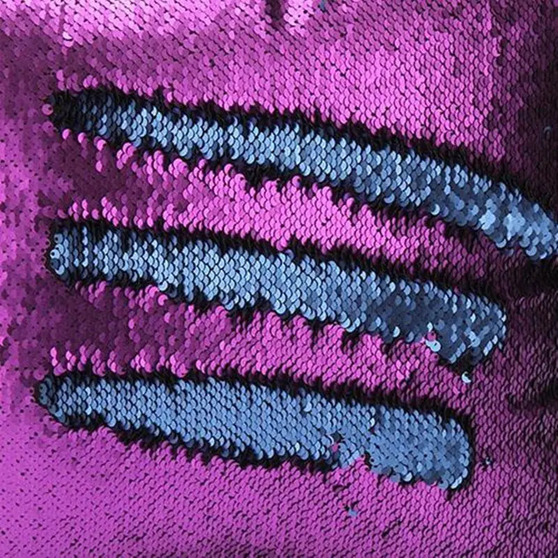 Reversible Sequin Pillowcase for Sofa Cushions