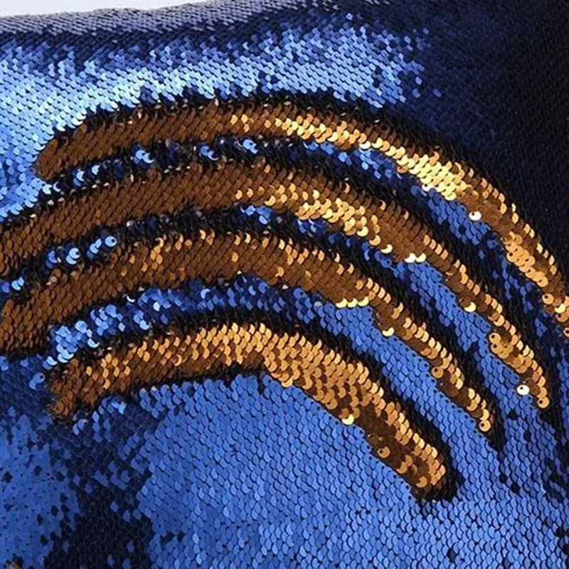 Reversible Sequin Pillowcase for Sofa Cushions