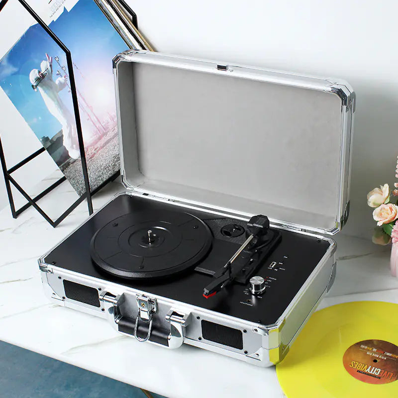 Bluetooth Record Player with USB Playback