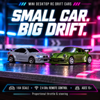 Mini desktop RC drift cars, 1:64 scale, ages 15+