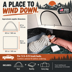 Truck bed tent — interior — USA delivery only