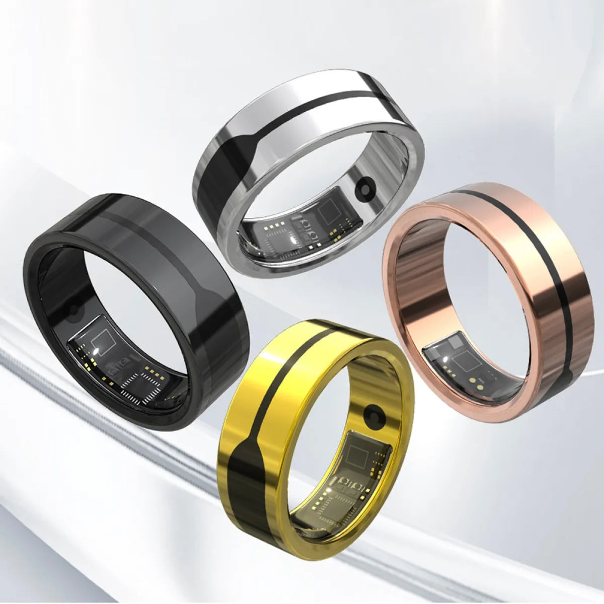 Fitness Tracker Smart Ring - Waterproof & Bluetooth Enabled